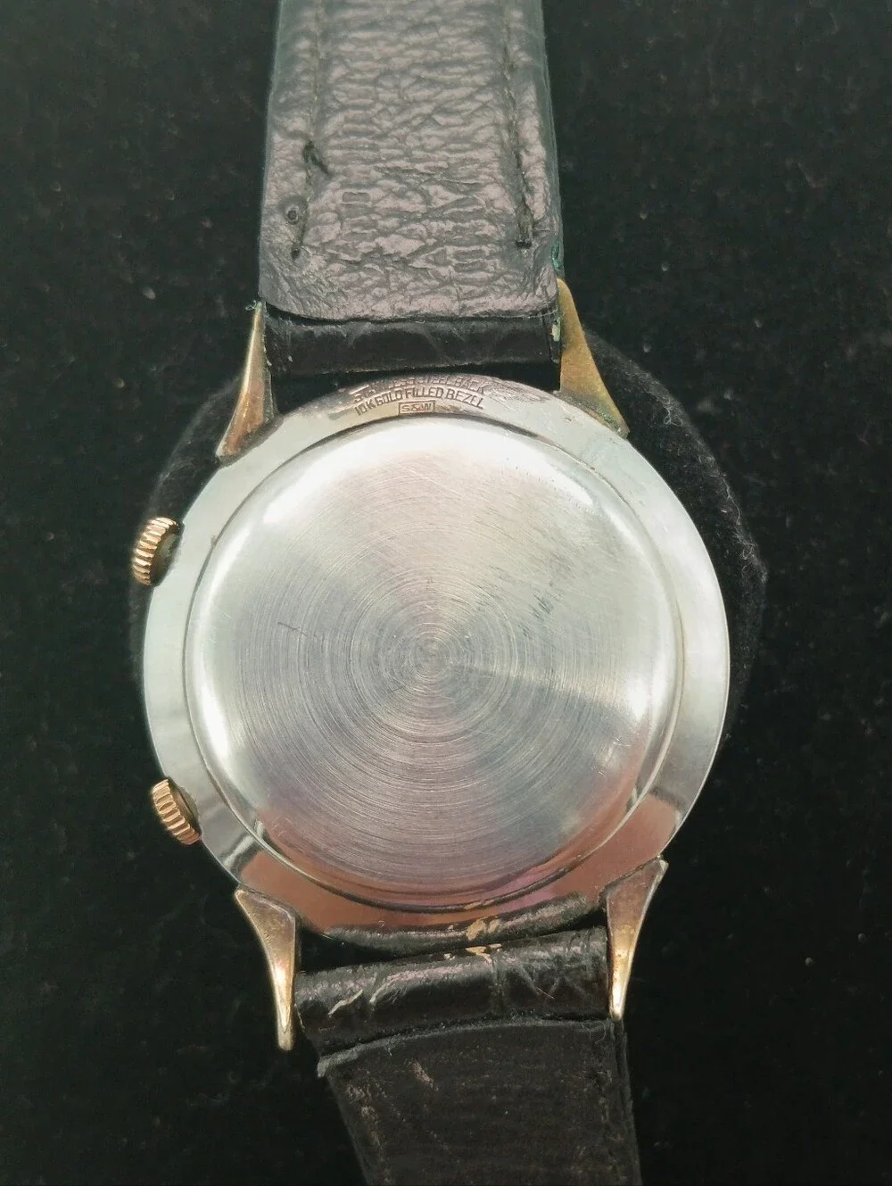 LeCoultre Gold Plated Manual Wind Alarm Wristwatch Vintage Rare